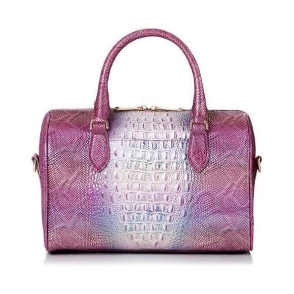 Brahmin Stacy Leather Satchel – Multi Sundial - Picture 2 of 8